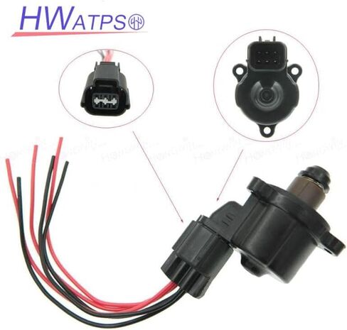 HWATPS MD619857 1450A116 Idle Air Control Valves Control Motors With plug connector Fit For MITSUBISHI Lancer space FOR CHRYSLER FOR DDODGE MD628174 in Saudi Arabia