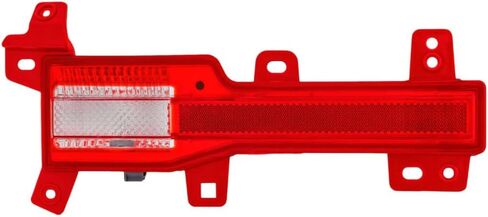 KarParts360 لشركة هيونداي سانتا كروز 2022 2023 2024 مصباح احتياطي جانب السائق | خلفي | مثبتة على المصد | شهادة كابا | عدسة حمراء وواضحة | استبدال HY1184129، HY1184129C in Kuwait