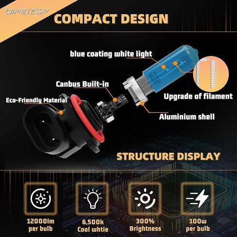 Fit For Ford Explorer 2016-2019, 9005 9005 High Low Beam High Performance Halogen Headlights Bulbs Combo, 6000K White Light, Pack of 4 in Saudi Arabia