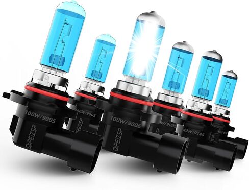 Fit For Ford Explorer 2016-2019, 9005 9005 High Low Beam High Performance Halogen Headlights Bulbs Combo, 6000K White Light, Pack of 4 in Saudi Arabia