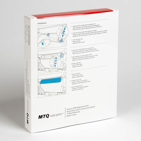 S8C79-AC000 / 97133-S8000, 280023 MTQ Cabin Air Filter Compatible with Palisade 2020-2025, Made in Korea in Saudi Arabia