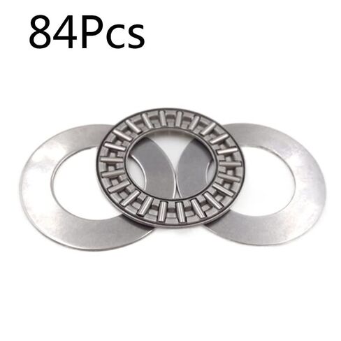 84Pcs 0619+2 0821+ 1024+ 1226+ 1528+ 1730+ 2035+ Thrust Needle Roller Bearing Industrial Bearings Gears(1024 2) in Kuwait