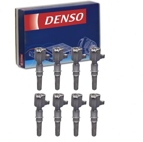 8 قطع دينسو ملفات تشغيل محرك السيارات المباشر متوافقة مع فورد F-150 4.6L 5.4L V8 1997-2010 in Kuwait