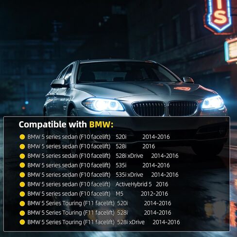 Dasbecan 63117440877 وحدة التحكم في المصباح TMS وحدة التشغيل المتوافقة مع 2014 2015 2016 BMW 5 Series 520i 528i 535i (F10/F11) استبدال # 63117440878 63117427607 63117409579 63117408422 in Kuwait