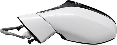 11Pins White Mirror Left Driver Side Heated Compatible with Lexus ES300h and ES350 2019-2022 Mirror with Blind Spot Memory Function LED Turn Signal Light Power Adjustable Manual Folding in Saudi Arabia