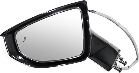 11Pins White Mirror Left Driver Side Heated Compatible with Lexus ES300h and ES350 2019-2022 Mirror with Blind Spot Memory Function LED Turn Signal Light Power Adjustable Manual Folding in Saudi Arabia