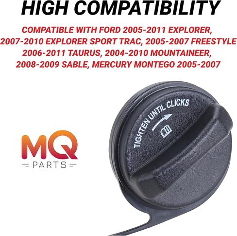 FC1058 6L2Z-9030-F غطاء خزان الوقود غطاء الغاز لـ 2004-2007 Ford Explorer، Explorer Sport Trac، Five Hundred، Freestyle، Taurus، 2004-2007 Mercury Montego، Mountaineer، Sable - 6L2Z9030F FC-1058 in Kuwait
