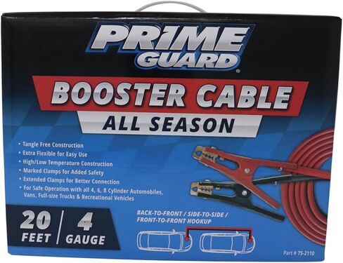 Prime Guard All Season Booster Cable | 20 Feet | 4 Gauge | SKU: 75-2110 in Saudi Arabia