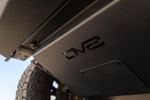 DV8 Front Skid Plate for 2016-2023 Toyota Tacoma | Features Oil Filter & Drain Bolt Access Covers | Pairs with DV8 Front Bumpers for 3rd Gen Tacoma | Fully Bolt-On | Micro-Texture Black Powder Coat in Kuwait