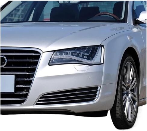 Car Front Fog Light Grille Cover Left Right Fog Lamp Grille Grill Compatible For Audi A8 D4 2010 2011 2012 2013 2014 4H0807679 4H0807680(B Type Left) in Saudi Arabia