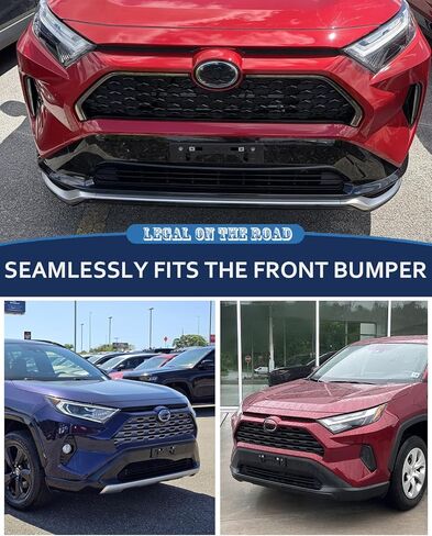 حامل دعامة لوحة الترخيص الأمامية لسيارة Toyota RAV4 2019-2025 (ليس للمغامرة/Trail/TRD للطرق الوعرة) حامل دعامة لوحة ترخيص المصد الأمامي يستبدل 521140R120 TO1068154 in Kuwait