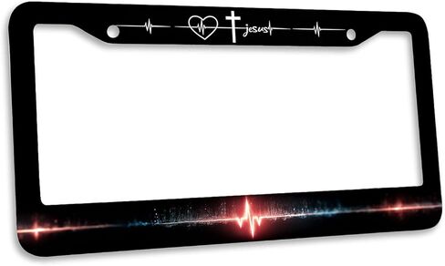 Bigfoot Car Front License Plate Frame Night Forest Sasquatch Moon Mountain Personalise Stainless Steel Metal Car Plates Funny License Plate Frames Decorative for Men Women 6 X 12 Inch with Screws in Saudi Arabia