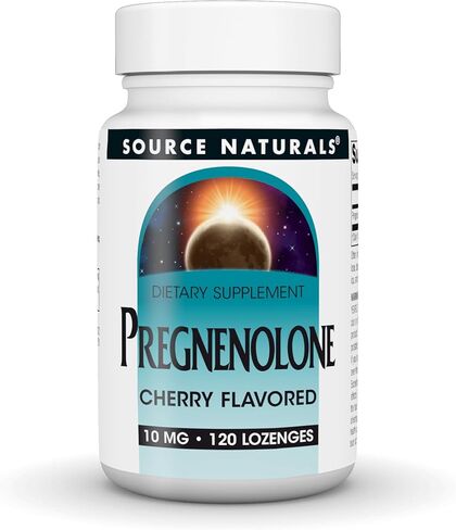 Source Naturals Pregnenolone 10 mg May Support Balanced Hormones - 120 Cherry Flavored Lozenges in Saudi Arabia