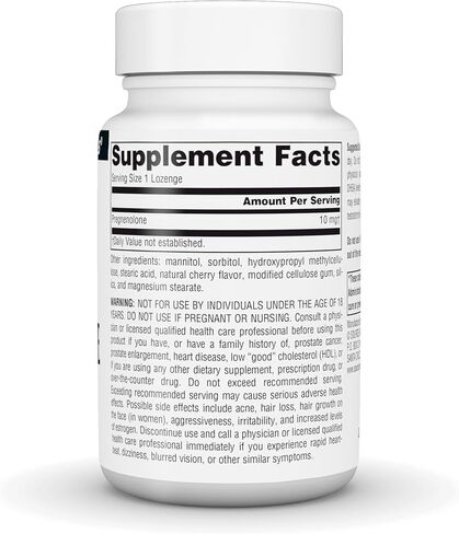 Source Naturals Pregnenolone 10 mg May Support Balanced Hormones - 120 Cherry Flavored Lozenges in Saudi Arabia