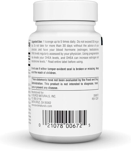 Source Naturals Pregnenolone 10 mg May Support Balanced Hormones - 120 Cherry Flavored Lozenges in Saudi Arabia