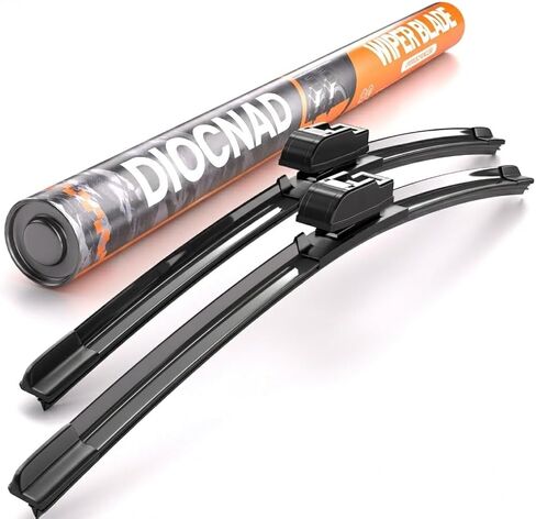 Windshield Wiper Blades 26"+16" J/U Hook (Front OEM Replacement) | Premium OEM All-Season Wipers, Aerodynamic Design, Natural Rubber & Waterproof Graphite For A Quiet, Streak-Free Wipe in Saudi Arabia