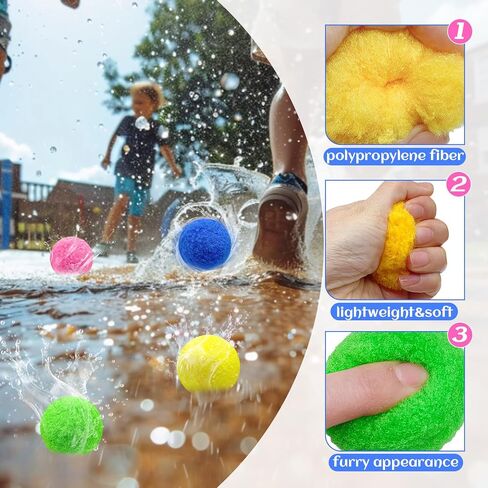60PCS Reusable Water Balloons,Soft Splash Balls for Backyard Beach Pool,Water Toys for Adults Boys and Girls,Reusable Water Toys for Summer Fun and Family Activities in Saudi Arabia