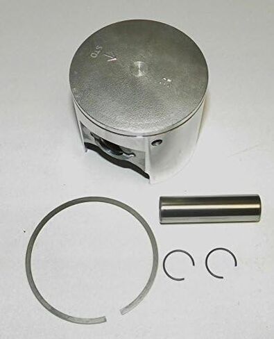 RAREELECTRICAL Piston Kit Compatible With 1982-1990 Kawasaki 550 Pwc Js550 550Sx 530Cc Twin 2-Stroke Oem 13001-3020 41Hp 13001-3023 75.50Mm Bore 0.50Mm Oversize Complete With Rings Wrist Pin Circlips in Kuwait