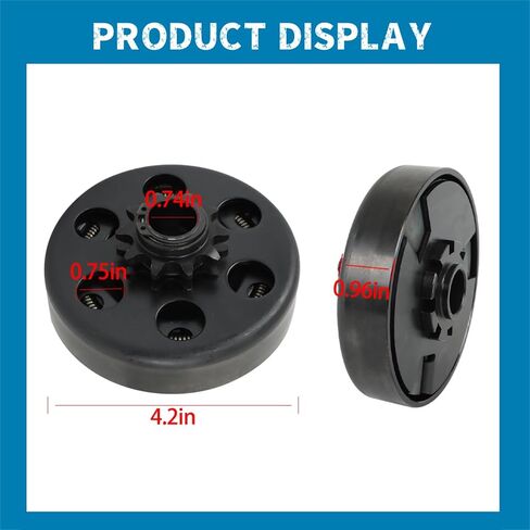 Silscvtt Go Kart Clutch 3/4 Bore 10 Tooth Replacement for 40/41/420 Chain Predator 212 Centrifugal Clutch 10T Replacement for Go Kart Minibike and Fun Kart Engine in Kuwait