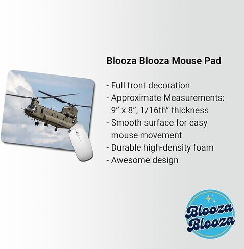 CH-47 Chinook Heavy-Lift Helicopter Low Profile Mouse Pad Mat in Kuwait