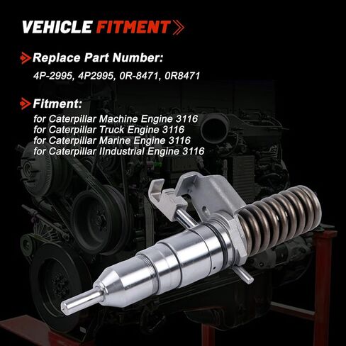 6 قطعة 4P-2995 0R-8471 حاقن وقود ديزل لشركة كاتربيلر CAT 3116 آلة شاحنة البحرية المحرك الصناعي in Kuwait