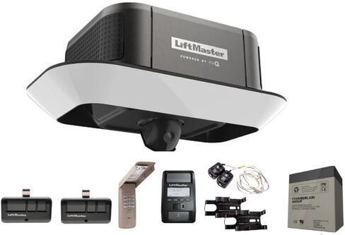 Liftmaster 6690L Secure View DC LED Battery Backup Belt Drive Wi-Fi with Integrated Camera, Operator Only - NO Rail Included in Kuwait