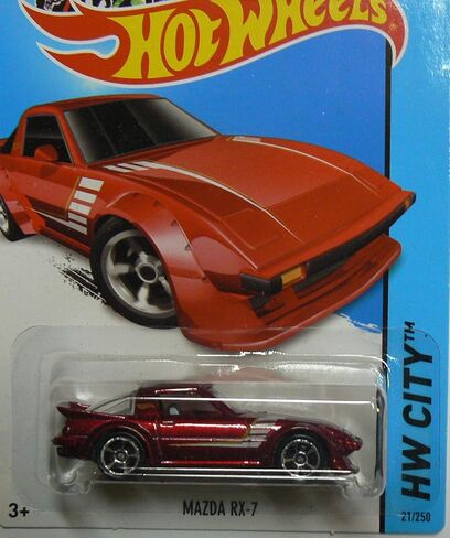 هوت ويلز 2014 اتش دبليو سيتي مازدا RX-7 21/250، احمر in Kuwait