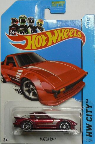 هوت ويلز 2014 اتش دبليو سيتي مازدا RX-7 21/250، احمر in Kuwait