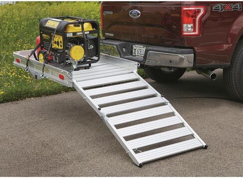 Guide Gear Vehicle Hitch Cargo Carrier, Pickup Truck Ramps Aluminum, Folding, 3-Position, Extra Large in Saudi Arabia