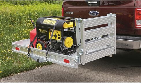 Guide Gear Vehicle Hitch Cargo Carrier, Pickup Truck Ramps Aluminum, Folding, 3-Position, Extra Large in Saudi Arabia