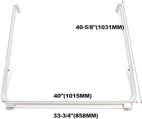 HECASA Golf Cart Roof Support Bracket Compatible with 1982-1999 Club Car DS & Carry All Models Roof Top Strut Silvery Aluminum in Kuwait