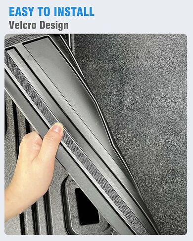 Cargo Liners Rear Trunk Mat for Ford Mustang Mach-E Accessories 2021 2022 2023 2024 2025 2026 with Hook&Loop All Weather Anti-Slip Split Dog Liner 3PCS in Kuwait