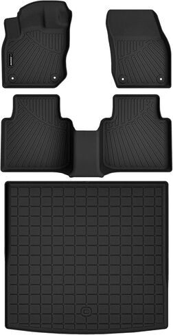 Auxko All Weather Floor Mats Cargo Mat for Volkswagen Tiguan 2025 2026 TPE Liners All Season Accessories Guard Odorless Anti-Slip Floor Liners Trunk Tray for Volkswagen Tiguan 2025 2026 in Saudi Arabia