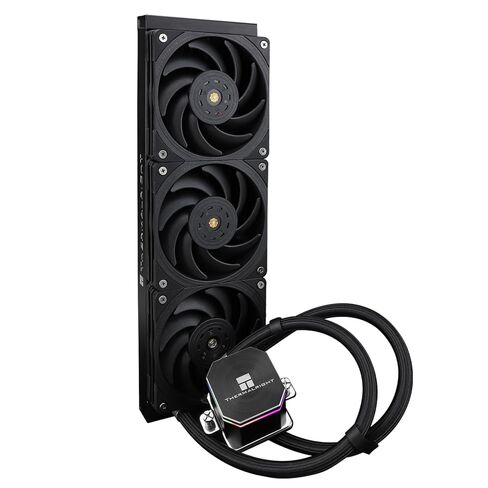 Frozen Edge 360 Black CPU Liquid Cooler,Efficient PWM Controlled Pump 3300RPM,120mm PWM Fan,Water Cooling Computer Parts,for AMD AM4/AM5,Intel 1150/1151/1200/2011/1700,Computer AIO Cooler in Saudi Arabia