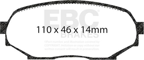 فرامل EBC DP2802 Greenstuff 2000 سلسلة الفرامل الرياضية in Kuwait