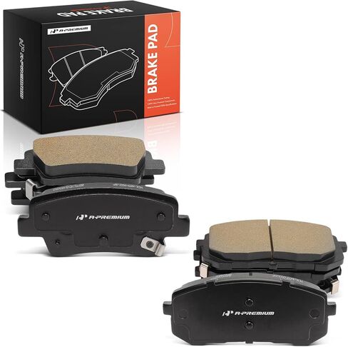 A-Premium Front and Rear Ceramic Brake Pads Set Compatible with Hyundai Models - Elantra 2021 2022 2023 2024, 8-Pack in Kuwait