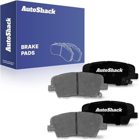 مجموعة وسادات الفرامل الخلفية من السيراميك من AutoShack لكيا وهيونداي، سورينتو 2014-2020 سانتا في سبورت 2017-2018 سانتا في 2017-2018، AWD FWD L4 2.0L 2.4L V6 3.3L in Kuwait