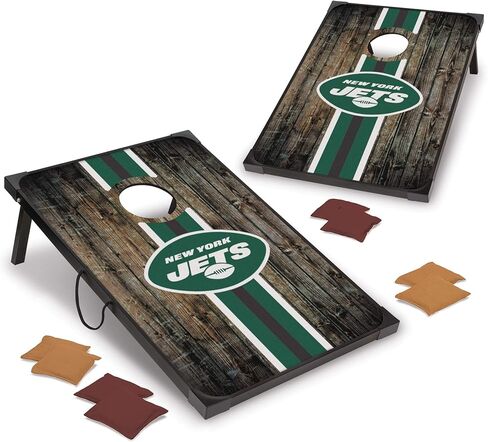 NFL Pro Football 2' x 3' MDF Wood Deluxe Cornhole Set by Wild Sports, Comes with 8 Bean Bags - Perfect for Tailgate, Outdoor, Backyard in Saudi Arabia