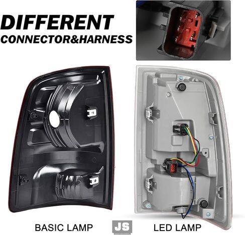 JSBOYAT LED Tail Lights Assembly Compatible With 2013-2018 Dodge Ram 1500/2014-2018 Dodge Ram 2500 3500,68093080AC CH2800202 Right Passenger Side in Saudi Arabia