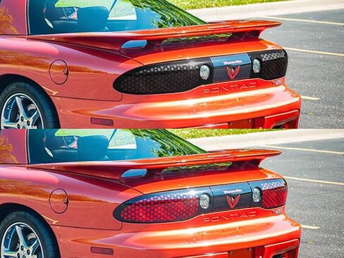 طقم غطاء ملون للفيلم الذيل من Rvinyl في دخان التعتيم متوافق مع Pontiac Firebird 1998-2002 - ظهور لاصق in Kuwait