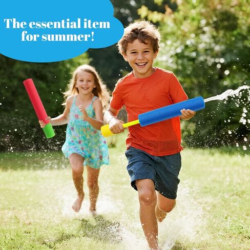 24 Pcs Water Squirter for Kids, Water Blaster Soaker Guns Foam Water Guns Pool Toys Outdoor Beach Swimming Pool Summer Water Fighting Toys for Adult Toddlers Kids in Saudi Arabia