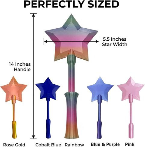 حامل بطاقة ائتمان Fairy Wand، عصا مطبوعة ثلاثية الأبعاد للدفع، حامل دفع بدون تلامس عصا سحرية على شكل نجمة، عصا نجمة لسهولة الدفع، سيناريوهات مناسبة للدفع ببطاقة الائتمان (قوس قزح، تلسكوبي) in Kuwait