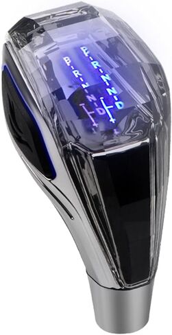 Crystal Car Shift Knob LED Touch Activated Lighting Gear Shifter Lever with 7 Light Colors Fit for Lexus Alfa Mazda Mitsubishi Automotive Decoration Accessories-for Most Manual Transmission Car in Saudi Arabia