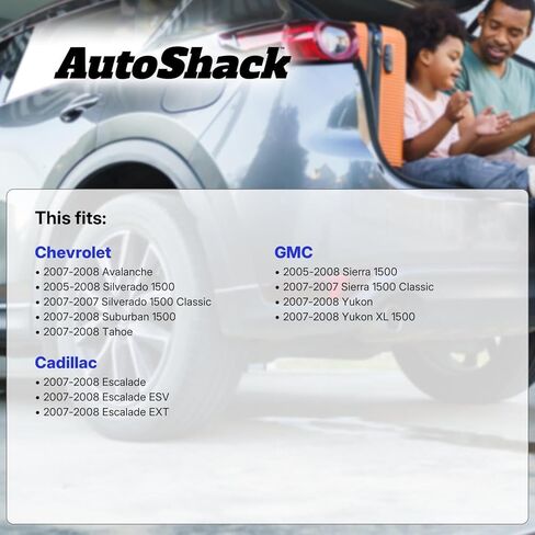دوارات الفرامل الأمامية من AutoShack، وسادات سيراميك وفرجار لسيارة شيفروليه، سيلفرادو 1500 2005-2008 - محفورة ومثقوبة مشقوقة مطلية بالزنك الفضي - SilverShield Pro - 12.99 بوصة (329.9 مم)، 6 عروات in Kuwait