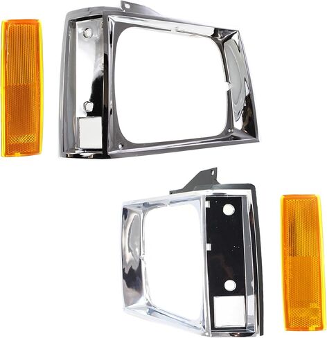 Evan Fischer Headlight Door Kit Compatible With 1982-1990 Chevrolet S10, Fits 1987-1990 Blazer, With Corner Light Driver and Passenger Side GM2513121 GM2512121 GM2550116 GM2551108 in Saudi Arabia