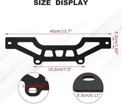 PSLER Shock Tower Front Light Bar Bracket Mount Kit لـ 2017-2024 Maverick X3 & X3 Max X RS Turbo R، 10-14 بوصة LED حامل شريط الضوء الأمامي ملحقات مجموعة التثبيت، أسود in Kuwait