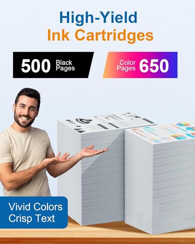 مجموعة خراطيش الحبر المعاد تصنيعها بديلة لخراطيش حبر Epson لطابعة Epson WF-2760 WF-2630 WF-2650 WF-2750 WF-2660 XP-320 XP-420 XP-424(3BK/1C/1M/1Y) in Kuwait