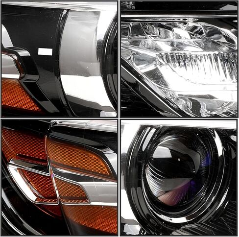 Right Headlight Fit for 2014-2020 Chevy Impala LS/LT,Projector Halogen Headlamp OE Style Replacement Right Passenger Side Black Housing GM2503417(NOT for HID/Xenon Headlights Model) in Kuwait