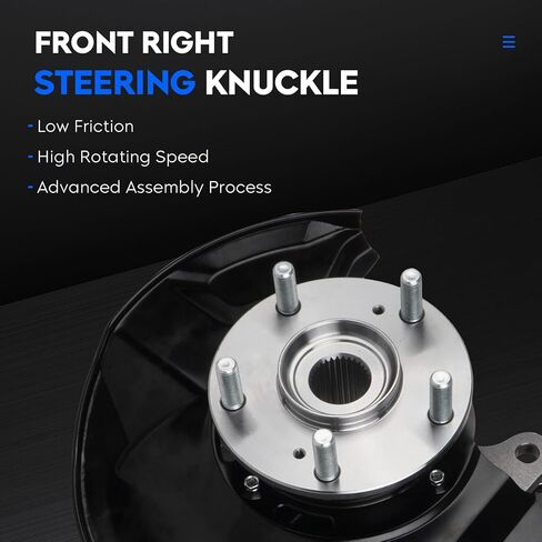 Front Left Steering Knuckle & Wheel Bearing Hub Assembly Fit for Honda Accord 2013 2014 2015 2016(2016 Accord fits L4 2.4L Model Only), Replace for LK017 51215T2AK01, Driver Side in Kuwait
