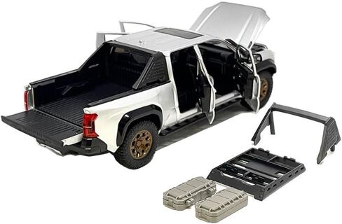 Toyota Tacoma Trailhunter Diecast Model, 1:24 Scale, Black, 2025 (Silver) in Saudi Arabia